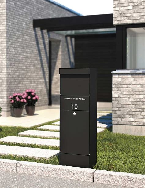 qualarc alx allux galvanized steel locking mail parcel box black|QualArc ALX.